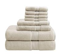 Madison Park 800GSM 100% Cotton Luxurious Bath Towel Set, Natural, Multi-Sizes