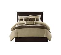 Madison Park All Season Down Alternative Bedding, Matching Shams, Decorative Pillow, Polyester, Natural, Queen