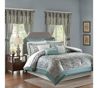 Madison Park Essentials Down Alternative Hypoallergenic All Season Bedding-Set, Polyester, Teal, Queen