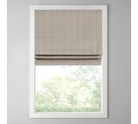 Madison Park Galen Cordless Roman Shades - Fabric Privacy Single Panel Darkening, Energy Efficient, Thermal Insulated Window Blind Treatment, for Bedroom, Living Room Decor, 29" x 64", Taupe
