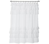 Madison Park Grace Shower Curtain White 72x72