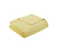 Madison Park Liquid Cotton Luxury Blanket Premium Soft Cozy 100% Ring Spun Cotton For Bed, Couch or Sofa, King, Yellow