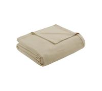 Madison Park Liquid Cotton Luxury Blanket Premium Soft Cozy 100% Ring Spun Cotton For Bed, Couch or Sofa, King, Linen