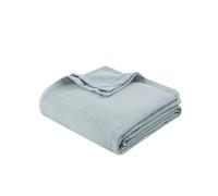 Madison Park Premier Comfort Liquid Cotton Blanket, King, Light Blue