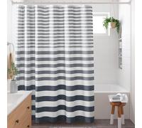 Madison Park Shower Curtain Spa Waffle Weave Shower Curtain for Bathroom 3M Scotchgard Moisture Management, Spa Quality Modern Shower Curtains for Bathroom, Standard: 72x72 Blue Ombre