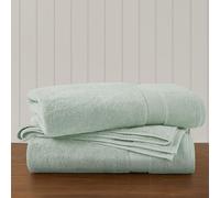 Madison Park Signature 800GSM 100% Cotton Luxurious Bath Towel Set Highly Absorbent, Quick Dry, Hotel & Spa Quality for Bathroom, Oversized Bath Sheet Set 34"x 68", Seafoam 2 Piece