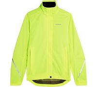 Madison Protec 2-Layer Waterproof Jacket Ladies - Hi Viz Yellow, Size 10 / Women Cycle Coat Bright High Visibility Clothing Ride Safe Road MTB Bike Water Rain Resistant Sport Commute Reflective Wear