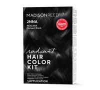Madison Reed Radiant Hair Color Kit Blackest Black for 100% Gray Coverage Ammonia-Free 2NNA Pescara Black Permanent Hair Dye Pack of 1