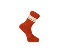 Madison Roam Isoler Crew Sock - Rust Orange Stripe (EU 36-41 (UK 3.5-7