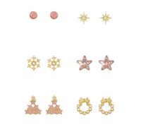 Madison Tyler Christmas Earring Set for Women | Cute Xmas Earrings for Women | Small Snowman Bear Santa Claus Snowflake Reindeer Stud Holiday Earrings Jewelry Hypoallergenic, Zinc, Rhinestone