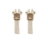 Madison Tyler Christmas Earrings for Women | Xmas Earrings for Women Dangling | Cute Holiday Santa Bow Angel Light Bulb Reindeer Cat Dog Drop Earrings Jewelry Hypoallergenic, Zinc, Rhinestone
