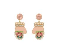 Madison Tyler Christmas Earrings for Women | Xmas Earrings for Women Dangling | Cute Holiday Santa Bow Angel Light Bulb Reindeer Cat Dog Drop Earrings Jewelry Hypoallergenic, Zinc, Rhinestone