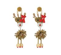 Madison Tyler Christmas Earrings for Women | Xmas Earrings for Women Dangling | Cute Holiday Santa Bow Angel Light Bulb Reindeer Cat Dog Drop Earrings Jewelry Hypoallergenic, No Metal, No Gemstone