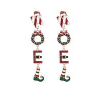Madison Tyler Christmas Earrings for Women | Xmas Red Bow Noel Santa Claus Pink Bear Socks House Nutcracker Candy Beanie Sweater Gingerbread Man Espresso Martini Earrings Holiday Jewelry, Zinc