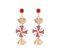 Madison Tyler Christmas Earrings for Women | Xmas Red Bow Noel Santa Claus Pink Bear Socks House Nutcracker Candy Beanie Sweater Gingerbread Man Espresso Martini Earrings Holiday Jewelry, Zinc