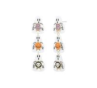 Madison Tyler Halloween Earring for Women | Skull Pumpkin Witch Hat Skull Ghost Poison Dangle Statement Earrings | Halloween Party Holiday Earrings Jewelry Hypoallergenic, Zinc, Rhinestone