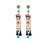 Madison Tyler Halloween Earring for Women | Skull Pumpkin Witch Hat Skull Ghost Poison Dangle Statement Earrings | Halloween Party Holiday Earrings Jewelry Hypoallergenic, Zinc, Rhinestone