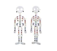 Madison Tyler Halloween Earring for Women | Skull Pumpkin Witch Hat Skull Ghost Poison Dangle Statement Earrings | Halloween Party Holiday Earrings Jewelry Hypoallergenic, Zinc, Rhinestone