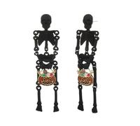 Madison Tyler Halloween Earring for Women | Skull Pumpkin Witch Hat Skull Ghost Poison Dangle Statement Earrings | Halloween Party Holiday Earrings Jewelry Hypoallergenic, Zinc, Rhinestone