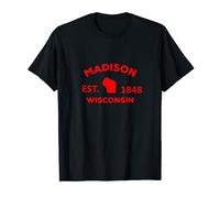Madison Wisconsin WI State City University Home Tourist Gift T-Shirt