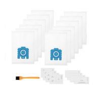 Madlife Garage 12pcs 3D Air Clean Dust Bags for Miele Hoover GN Vacuum Cleaner Bags for Classic C1 Complete C2 Complete C3 S2 S5 S8 S400 Series