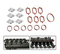 Madlife Garage 6x33mm Diesel Swirl Flap Blanks Bungs Intake Gaskets Kit with Intake Manifold Seals for M57 525d 530d 730d 320d 330d 520d 320d 330d 520d