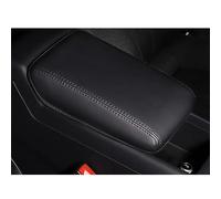 MadLoN Fit For Audi A4 B8 2009-2016, Center console cover, Leather arm rest cover for car, Anti-scratch console cover, Black