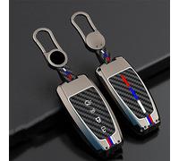 MadLoN Fit For Ford Mustang Mach-E 2021-2022, Carbon Fiber Pattern Key Fob Cover, Durable Car Key Case, Car Decoration