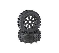 MadMax Giant Grip - Black on Black Wheels (2pc) for KMX2, Losi 5ive-T, 30DNT, DBXL