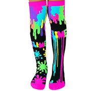 MADMIA - Slime Socks, Knee High Socks with Messy and Colorful Goodness, Being Covered in Slime Has Never Felt Better, Multi, 6-18 Years