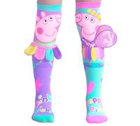 Madmia Unisex Kid's Peppa Pig Fairy Pair of Socks, Colourful, Einheitsgröße