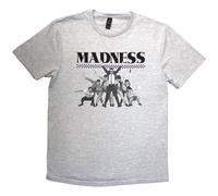 Madness 7 Check Band Logo T-Shirt in Grey | Size: XL Madness Grey XL