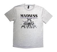 Madness Men's 7 Checkered T-Shirt in Grey | Size: Large Madness Grey L