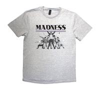 Madness Men's 7 Checkered T-Shirt in Grey | Size: Medium Madness Grey M