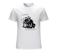 Madness One Step Beyond Mens Outdoor Graphic T-Shirt White
