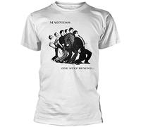 Madness 'One Step Beyond' (White) T-Shirt (Small)