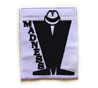 Madness SKA Band Black & White 2 Tone MOD - Embroidered Iron on Sew on Patch
