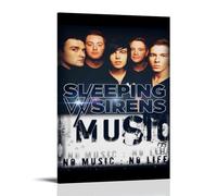 Madness-Sleeping with SirensModern High-definition Printed Multi Scene Home Decoration for Waterproof Wall Paintings in Living Rooms Bedrooms Offices And Bathrooms24x36inch(60x90cm)Frame-style