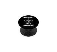 Madness This Is Domination Spartan Gym Motivation PopSockets Adhesive PopGrip