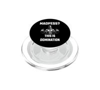 Madness This Is Domination Spartan Gym Motivation PopSockets PopGrip for MagSafe