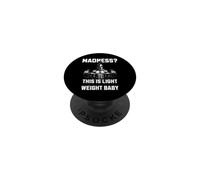 Madness This Is Light Weight Baby Spartan Barbell Workout PopSockets Adhesive PopGrip