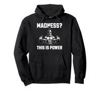 Madness This Is Power Spartan Weightlifting Motivation Pullover Hoodie