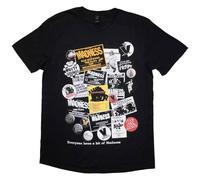 Madness Unisex Posters & Stickers T-Shirt (M) Black