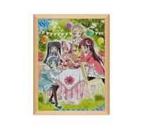 Madoka Homura Puella Magi Magica Puzzle - Madoka Anime Wooden Puzzles 120pcs 20 * 25cm (B)