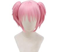 Madoka Kaname Cosplay Wig Puella Magi Madoka Magica Heat Resistant Synthetic Hair Costume Wigs + Wig Cap