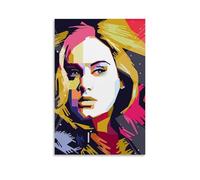 MADOMMED Celebrities Adele Poster Decorative Painting Canvas Wall Art Living Room Poster Bedroom Painting Wall Art Picture Print Modern Family Room Decor 20 x 30 Inches (50 x 75 cm)
