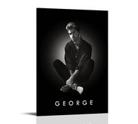MADOMMED George Michael Poster Decorative Painting Canvas Wall Art Living Room Poster Bedroom Painting Wall Art Picture Print Modern Family Room Decor 20 x 30 Inches (50 x 75 cm)