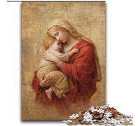 Madonna And Child Jigsaw Puzzles for Adults 2000 Pieces, Fun Games Every Piece Is Unique - Challenging Family Fun Game (70x100cm)