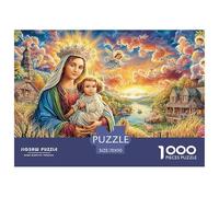 Madonna And ChildIntricate 1000-Piece Jigsaw Puzzles for Adults Presenting A World of Challenging Puzzle Games - These Stand As The Premier Gift Jigsaw Puzzles for Adults And Kids Age 12 Years Up 70x