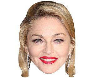 Madonna Celebrity Mask, Flat Card Face, Fancy Dress Mask